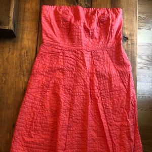 Brand new coral jcrew dress